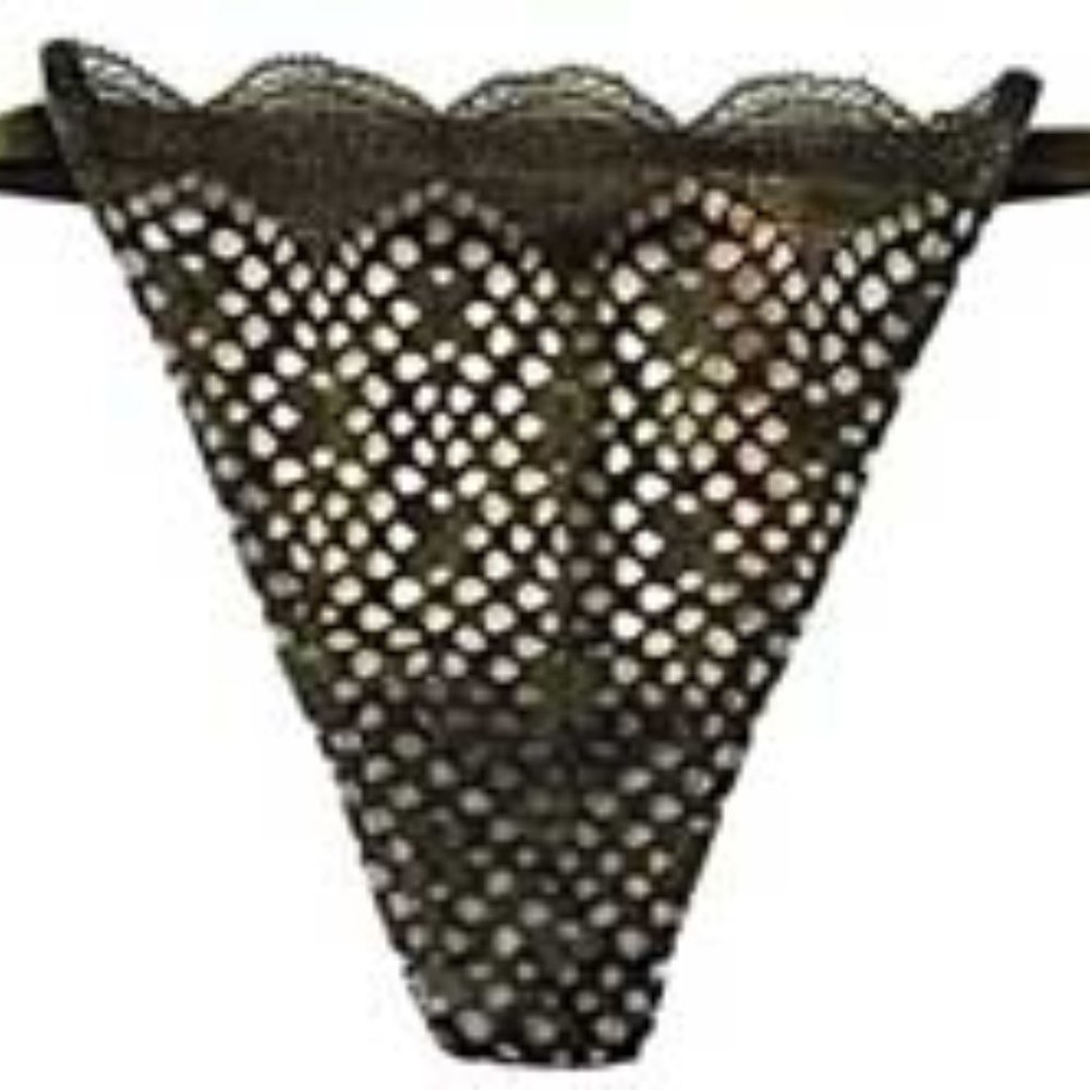 Very Sexy Dark Green LACE V-String Panty